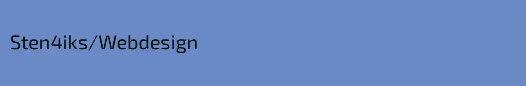Sten4iks\Webdesign